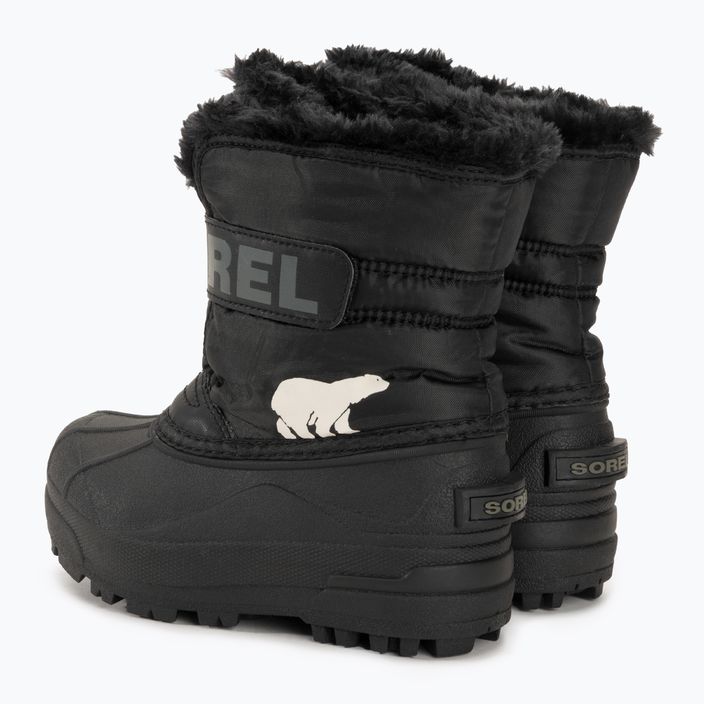 Sorel Snow Commander junior snow boots black/charcoal 3