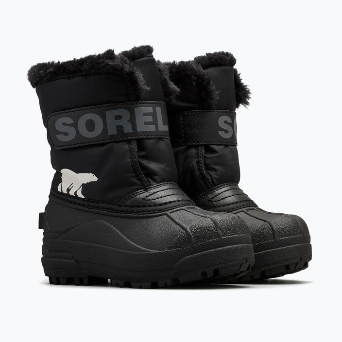 Sorel Snow Commander junior snow boots black/charcoal 9