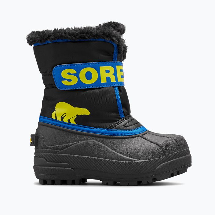 Sorel Snow Commander junior snow boots black/super blue 7