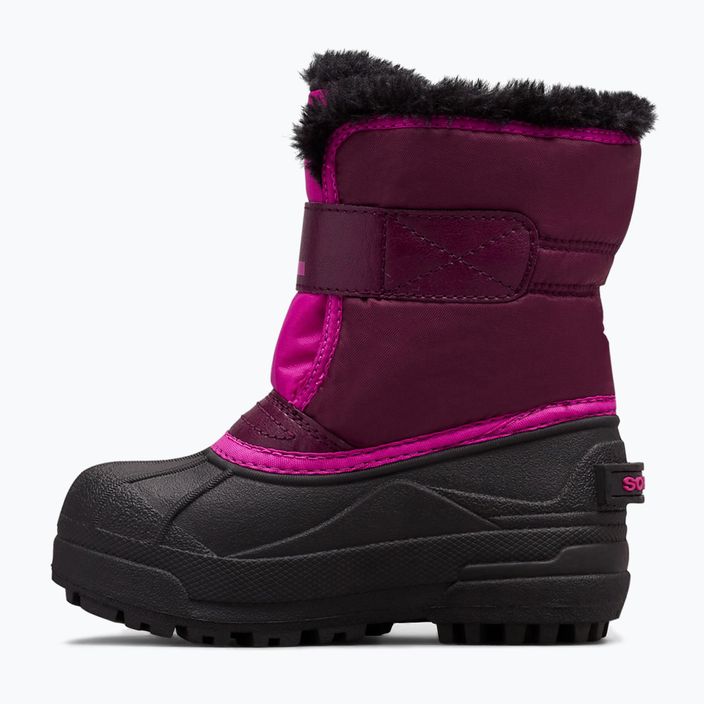 Sorel Snow Commander children's trekking boots purple dahlia/groovy pink 8