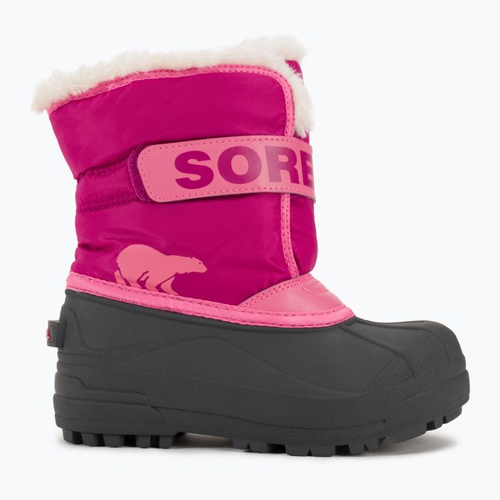 Sorel Snow Commander junior snow boots tropical pink/deep blush 2