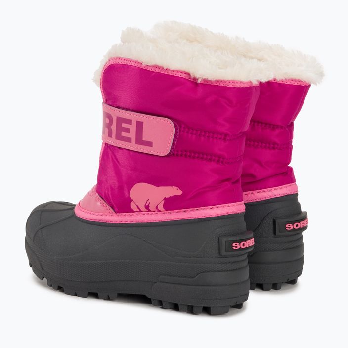 Sorel Snow Commander junior snow boots tropical pink/deep blush 3