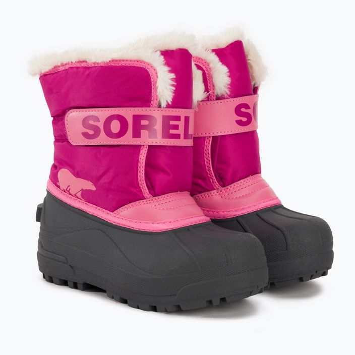 Sorel Snow Commander junior snow boots tropical pink/deep blush 4