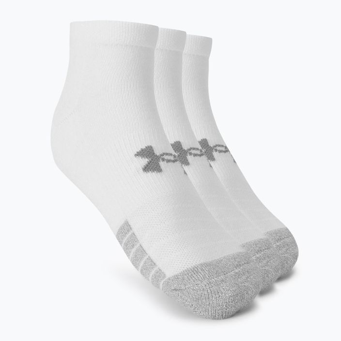 Under Armour Heatgear Low Cut sports socks 3 pairs white 1346753