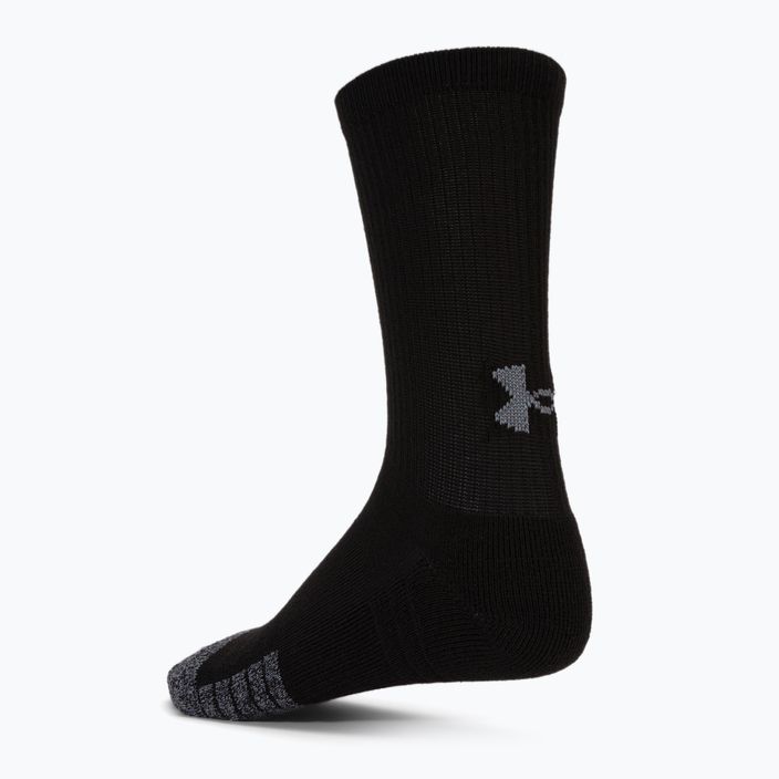 Under Armour Heatgear Crew men's sports socks 3 pairs black 1346751 3