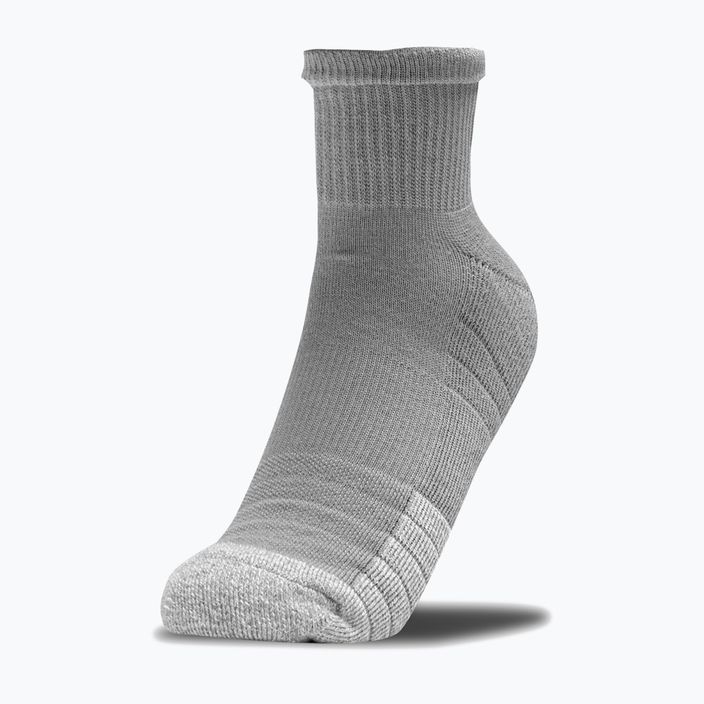 Under Armour Heatgear Quarter sports socks 3 pairs grey/black/white 1353262 3
