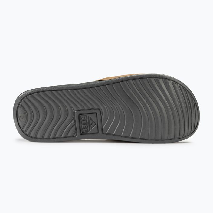 REEF One Slide grey/tan men's slides 4