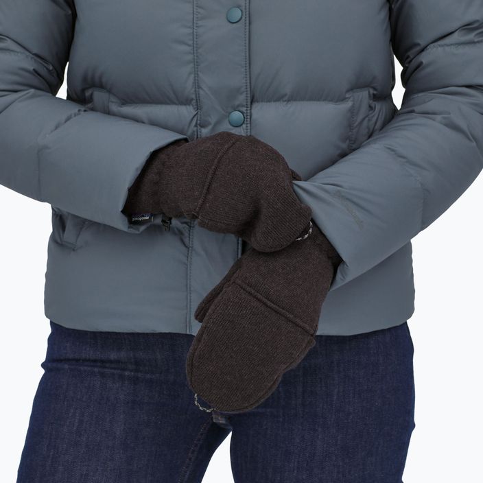 Women's Patagonia Better Sweater Fleece trekking gloves black 4