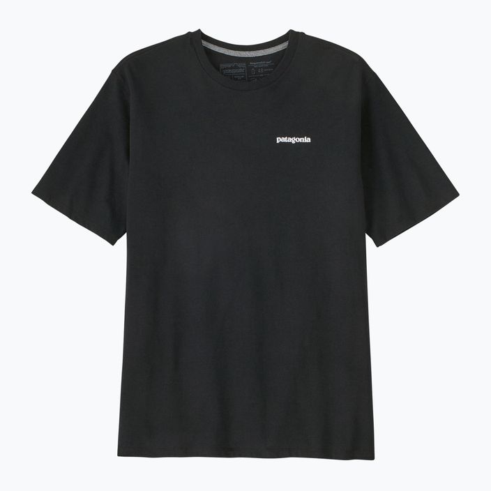 Men's Patagonia P-6 Logo Responsibili-Tee trekking t-shirt black 5