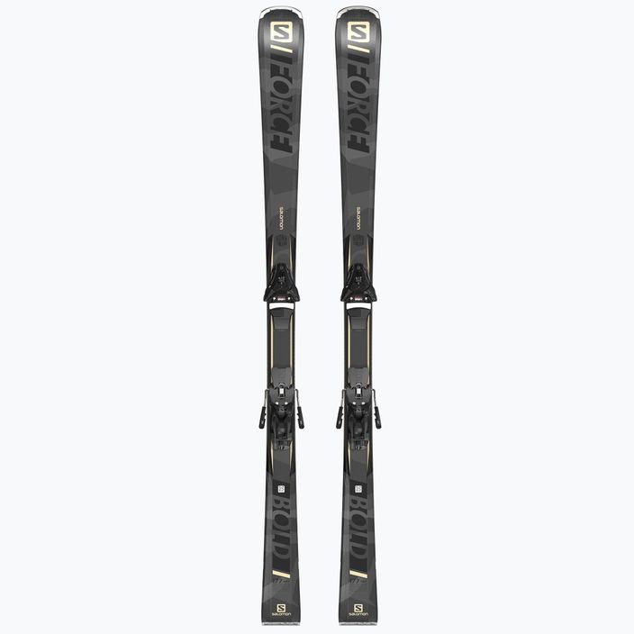 Salomon S Force Ti Bold + Z12 downhill skis black L41675400 10