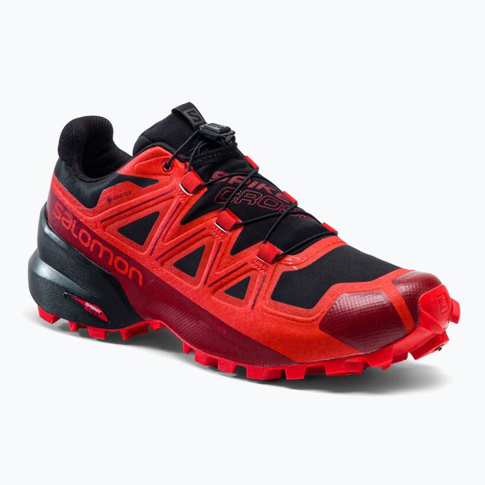 Salomon Spikecross 5 GTX men's running shoes red L40808200