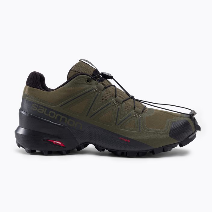 Salomon Speedcross 5 Wide green men's trail shoes L40981300 2