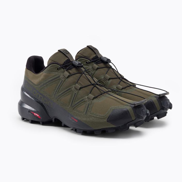 Salomon Speedcross 5 Wide green men's trail shoes L40981300 5