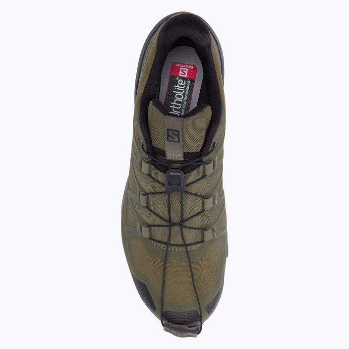 Salomon Speedcross 5 Wide green men's trail shoes L40981300 6