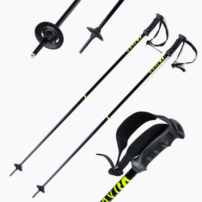 Salomon X 08 ski poles black/yellow L41172700 7