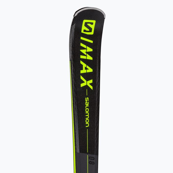 Men's downhill skis Salomon S/Max 8 + M11 GW grey L41134400/L4113200010 6