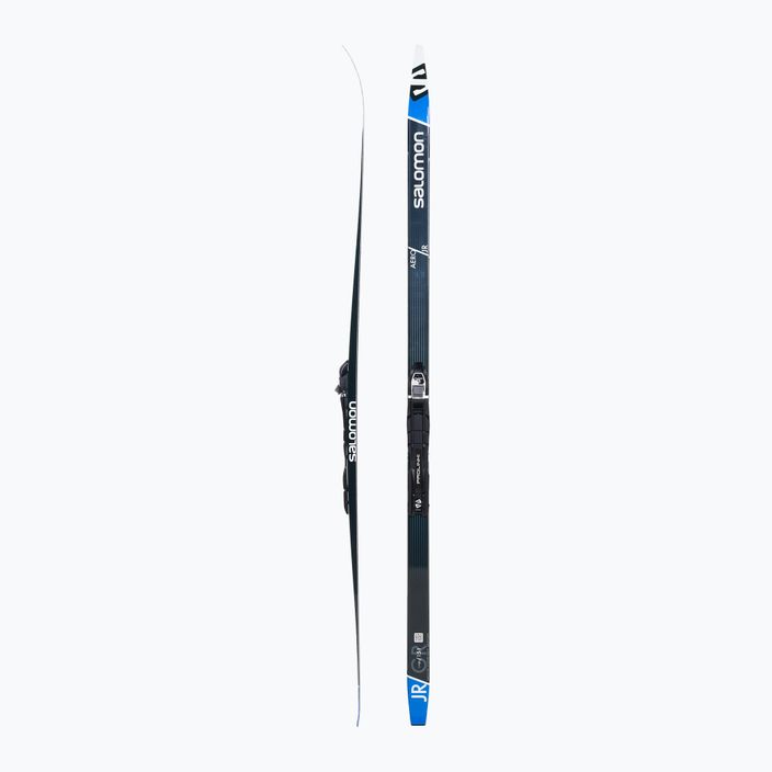 Children's cross-country skis Salomon Aero Grip Jr. + Prolink Access black-blue L412480PM 2
