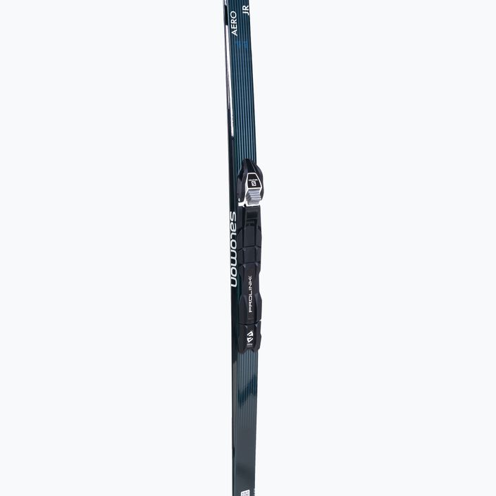 Children's cross-country skis Salomon Aero Grip Jr. + Prolink Access black-blue L412480PM 6