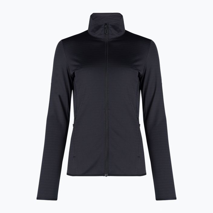 Women's Salomon Outrack Full Zip Mid fleece sweatshirt black LC1358200