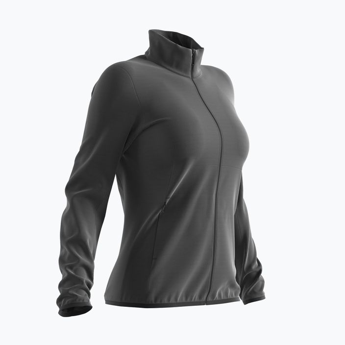 Women's Salomon Outrack Full Zip Mid fleece sweatshirt black LC1358200 7