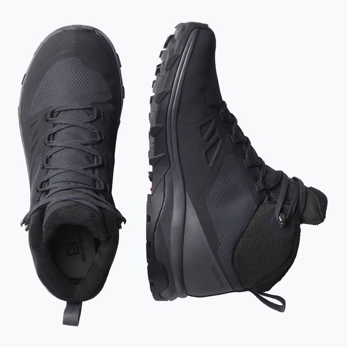 Women's trekking boots Salomon Outsnap CSWP black L41110100 14
