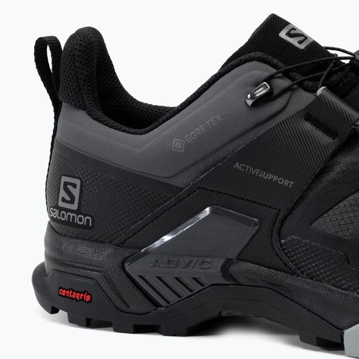 Men's trekking boots Salomon X Ultra 4 GTX black/grey L41385100 7