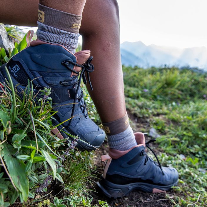 Women's trekking boots Salomon X Ultra 4 MID GTX black L41295600 10