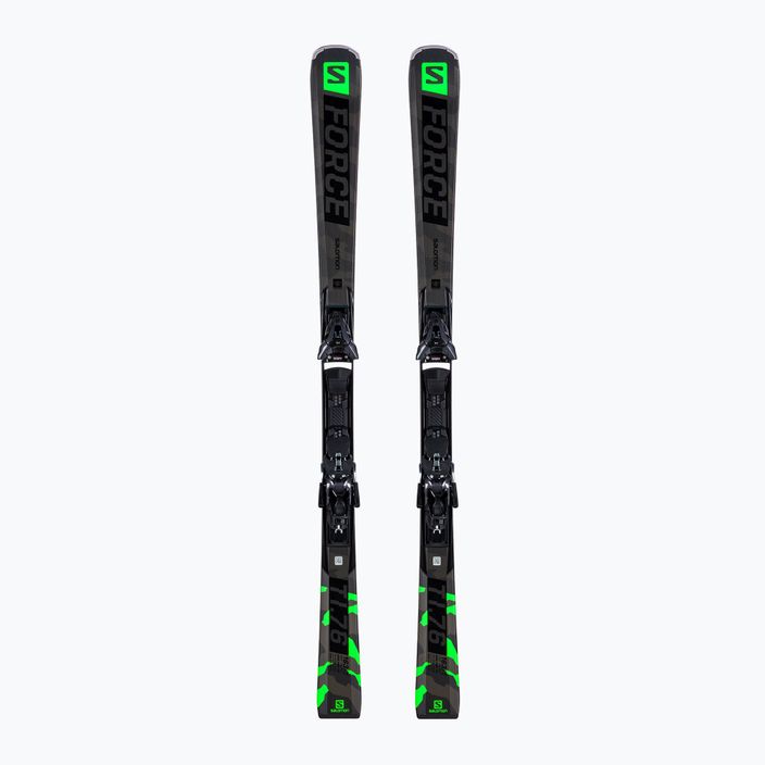 Men's downhill skis Salomon S/Force Ti 76 + Z12 black L41493200/L4146890010