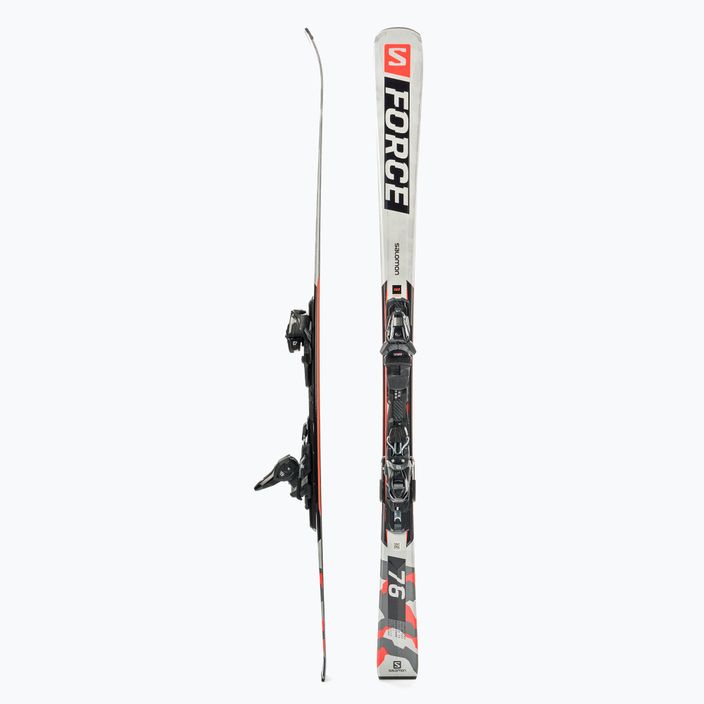 Men's downhill skis Salomon S/Force 76 + M10 GW silver L41496200/L4113240010 2
