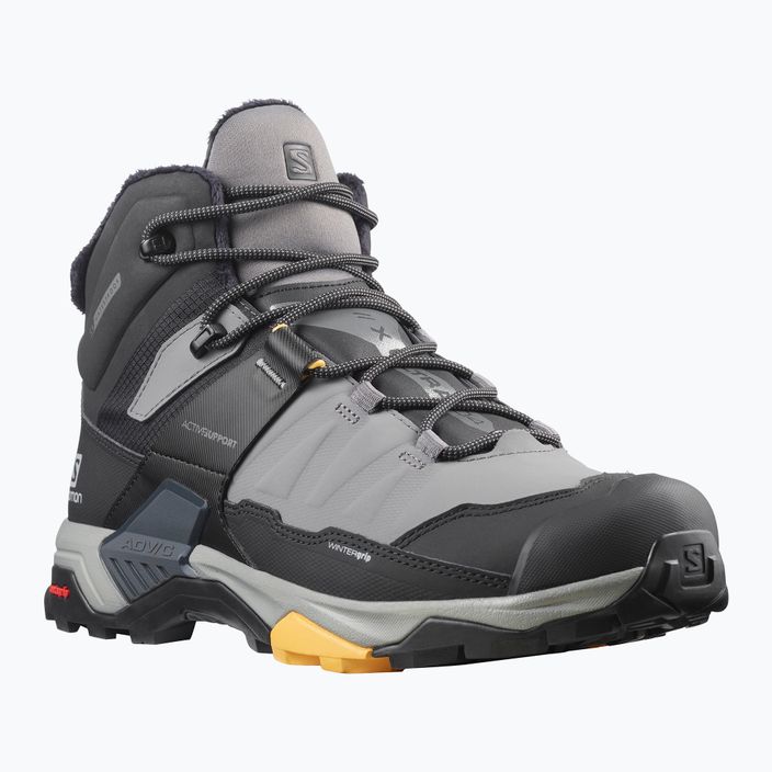 Men's trekking boots Salomon X Ultra 4 MID Winter TS CSWP grey-black L41355200 10