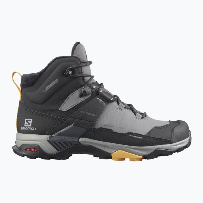 Men's trekking boots Salomon X Ultra 4 MID Winter TS CSWP grey-black L41355200 11
