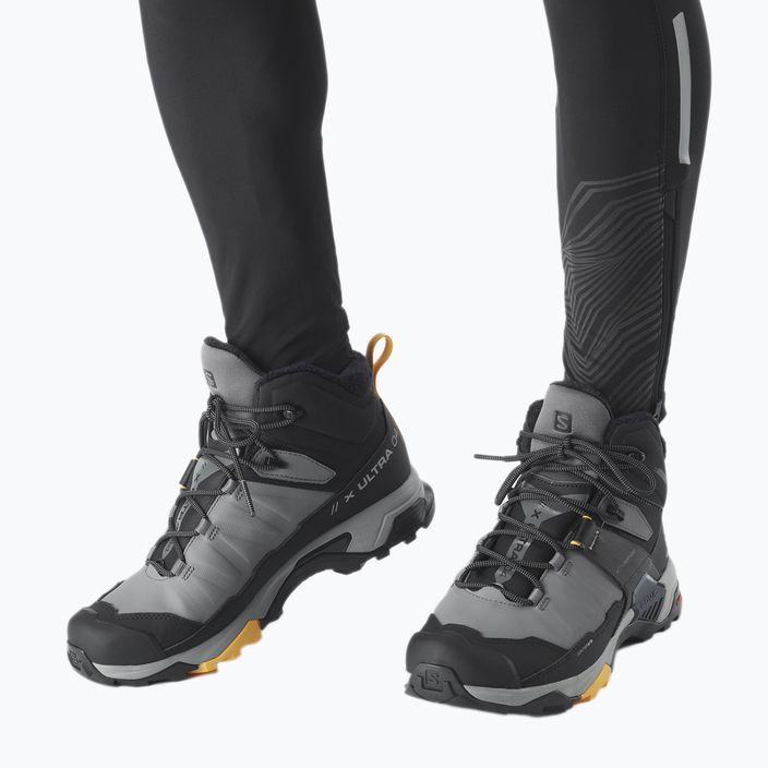 Men's trekking boots Salomon X Ultra 4 MID Winter TS CSWP grey-black L41355200 16