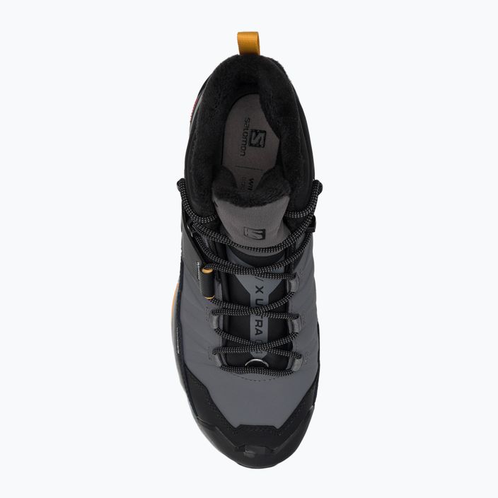 Men's trekking boots Salomon X Ultra 4 MID Winter TS CSWP grey-black L41355200 6