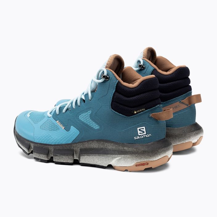 Women's trekking boots Salomon Predict Hike Mid GTX blue L41460700 3