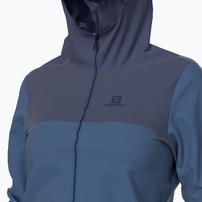 Salomon Essential WP 2.5L blue women's rain jacket LC1792900 5