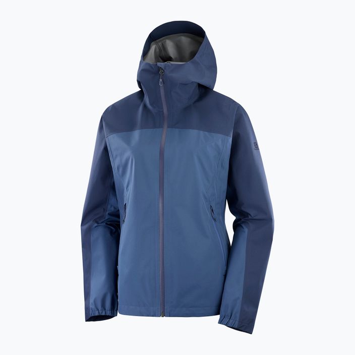 Salomon Outline GTX 2.5L women's rain jacket, navy blue LC1709700