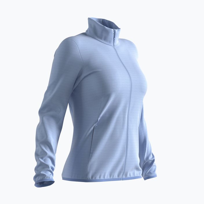 Women's Salomon Outrack Full Zip Mid fleece sweatshirt blue LC1710100 4