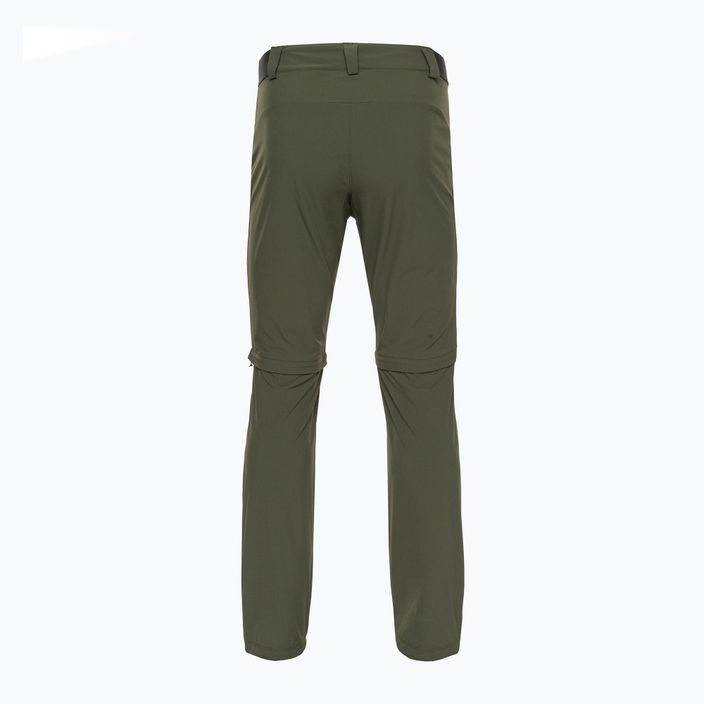 Men's Salomon Wayfarer Zip Off trekking trousers green LC1741100 4