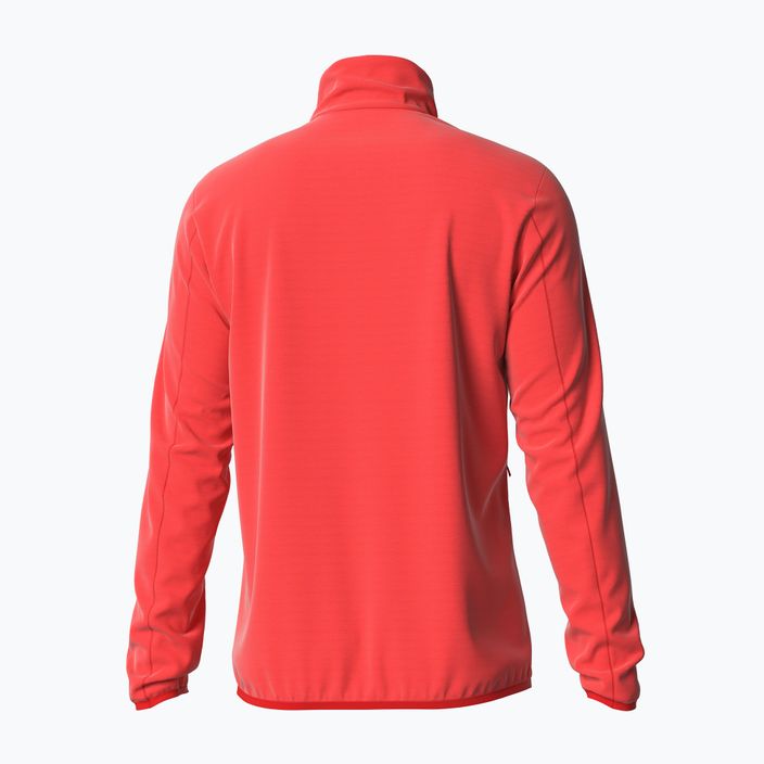 Men's Salomon Outrack Full Zip Mid fleece sweatshirt orange LC1711600 3
