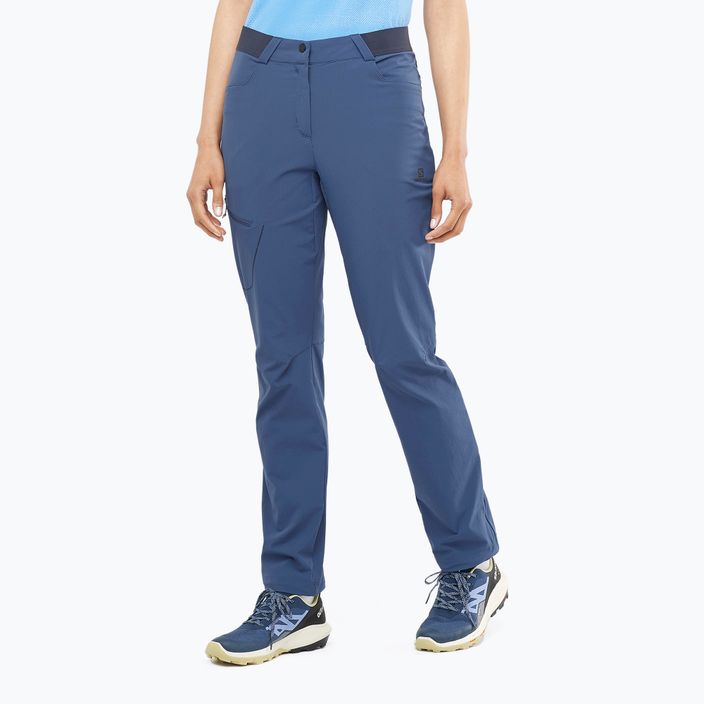 Women's trekking trousers Salomon Wayfarer blue LC1704400