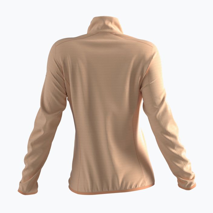 Women's Salomon Outrack Full Zip Mid fleece sweatshirt apricot ice LC1710300 6