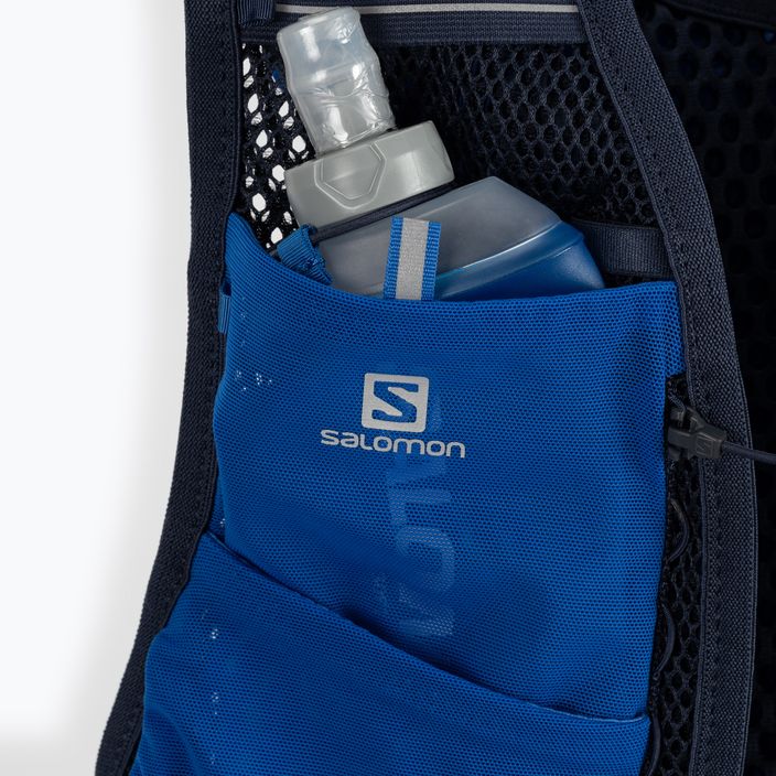 Salomon Active Skin 8 set running waistcoat blue LC1779600 3