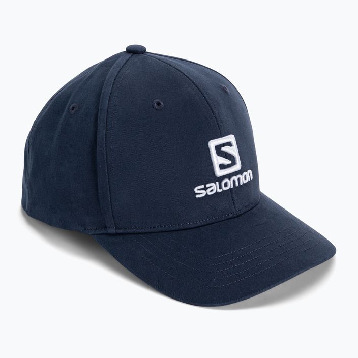 Salomon Logo baseball cap navy blue LC1682300