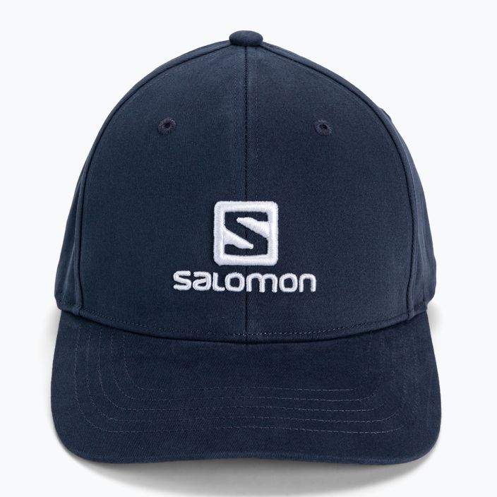 Salomon Logo baseball cap navy blue LC1682300 4