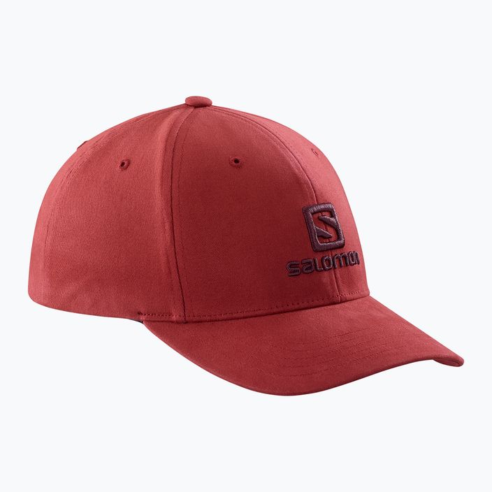 Salomon Logo baseball cap red LC1682400 6
