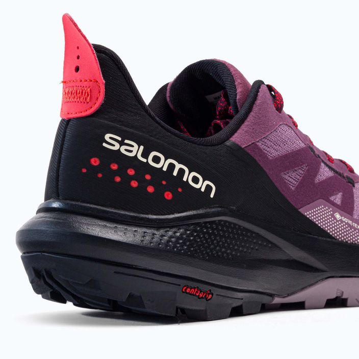 Women's trekking boots Salomon Outpulse GTX purple L41689700 7