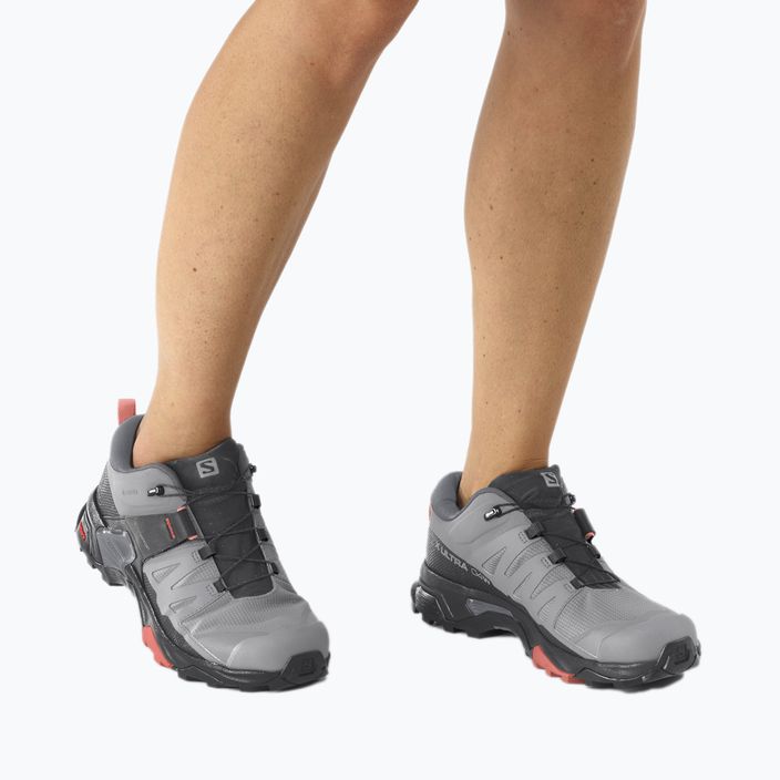 Women's trekking boots Salomon X Ultra 4 GTX grey L41623100 15