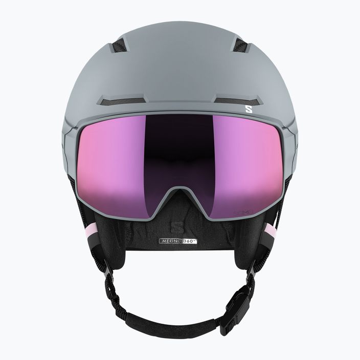 Salomon Driver Prime Sigma Plus+el S1/S2 grey ski helmet L47011200 11