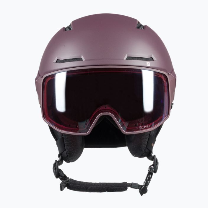 Salomon Driver Pro Sigma S1 ski helmet purple L47012000 2