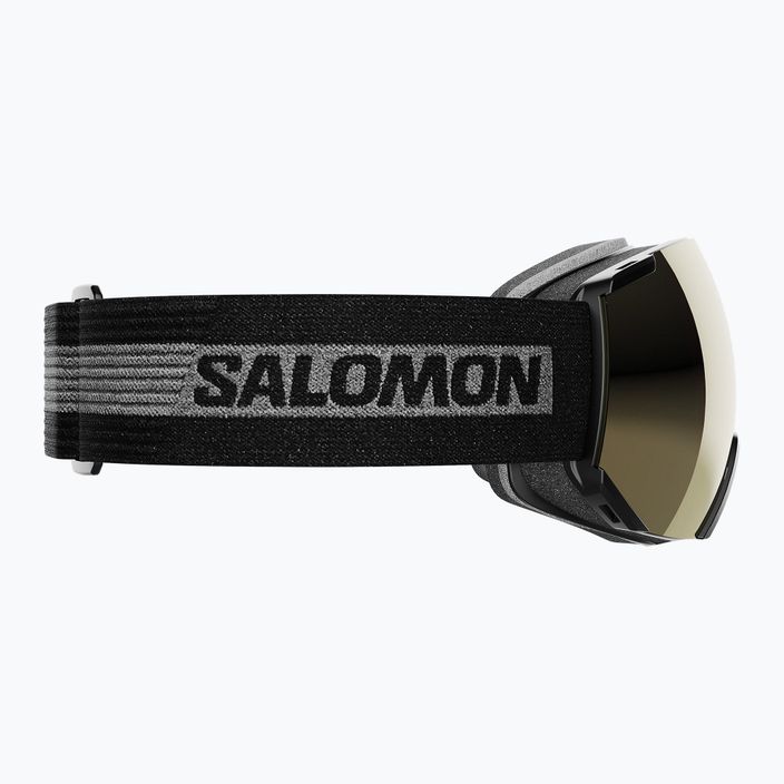 Salomon Radium black/sigma black gold ski goggles L47005000 8
